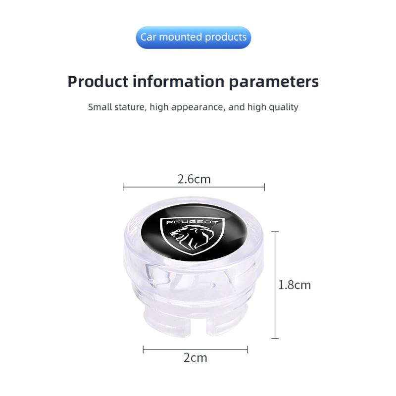 Car Cigarette Lighter Cover DustProof Decoration Cap For Peugeot 2008 207 5008 4008 208 3008 308 107 508 406 407 307 206 301 408 u3