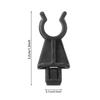 10pcs Universal Holder Car Parts 65722EB300 Hood Bonnet Support Clip Prod Rod Clamp Black Retainer