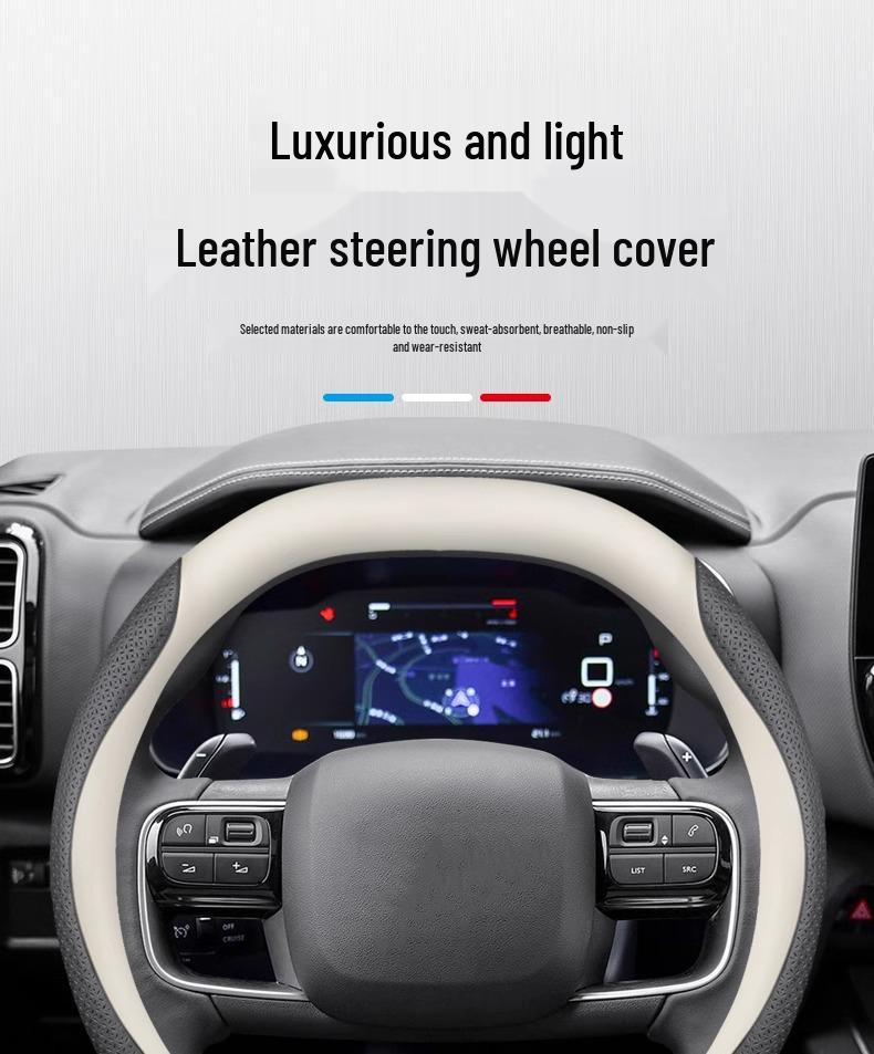 All-Season Anti-Slip Steering Wheel Cover for Geely Galaxy E5