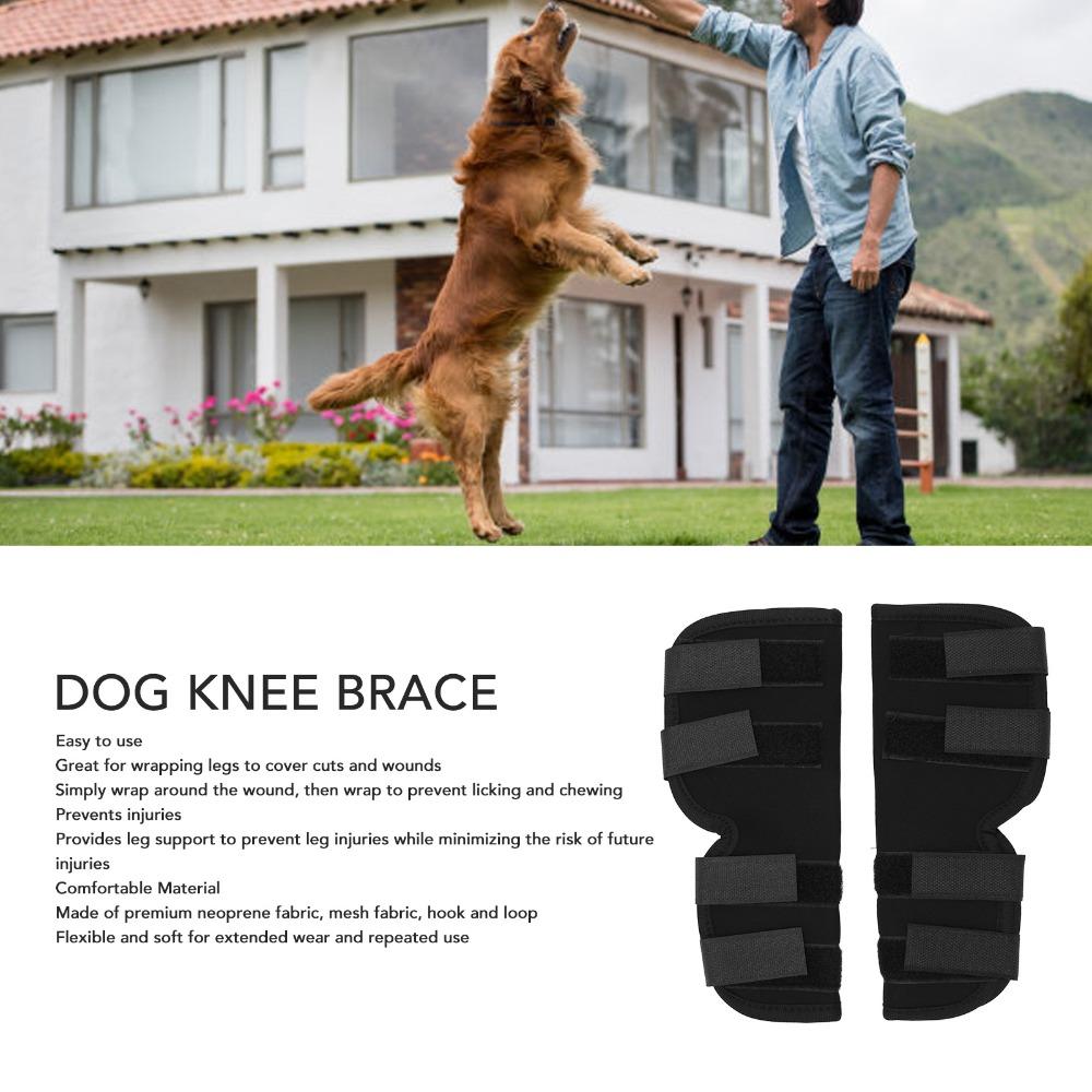 Breathable Texture Dog Leg Recovery Sleeve Adjustable Fit Secure Fastening Dog Surgery Protection Sleeve Flexible Construction