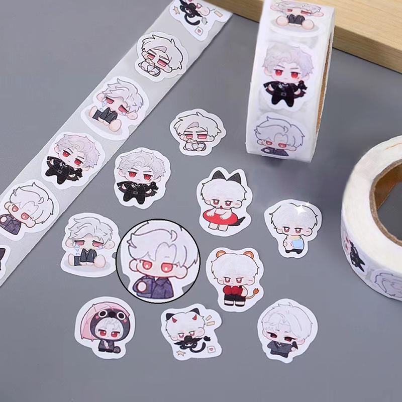 400 шт./рулон Love And Deepspace Cartoon Sylus 3D Game Герметизирующая наклейка Diy Laptop Notebook Decals Decoration