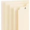 Staples A-Z Index File Guide, Letter, Manila, 25/Set