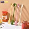 Silicone Mini Scraper Baking Double End Two In One Spatula Jam Bottle Scraper Spoon Set