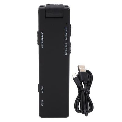 Камера на тело 1080P с клипсой, перезаряжаемая через USB, карманный видеорегистратор для безопасности дома и офиса