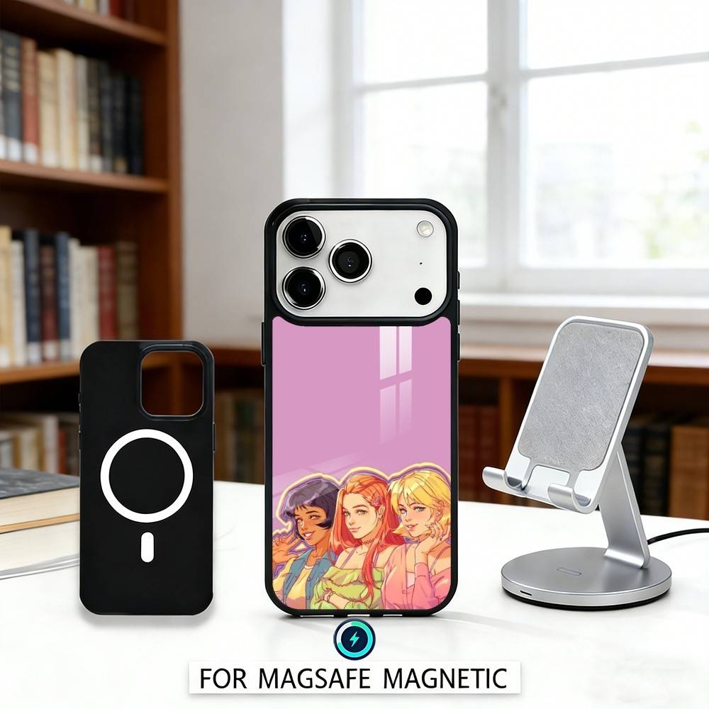 Чехол для телефона T-Totally S-Spies для iPhone 17,16,15,14,13,12,Pro,Max Для Magsafe Магнитная Беспроводная Зарядка