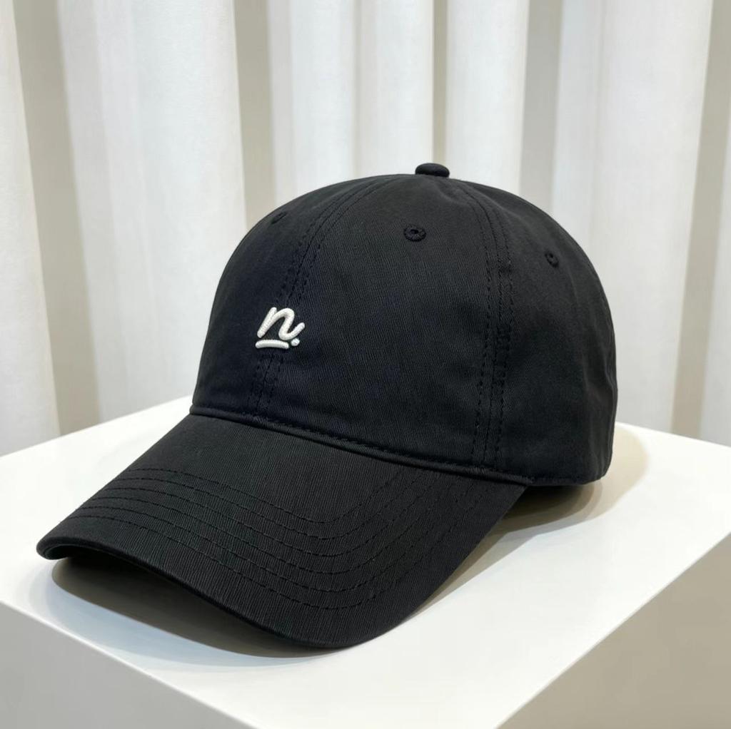Baseball cap children spring and summer soft top cap men's simple letters show face students versatile sun hat