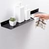 Bathroom Shelves 30-60cm Bathroom Accessories Kitchen Wall Shelf Storage Rack Black Home Storage