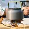Outdoor Light Weight Aluminum Alloy Kettle AntiScalding Handle Camping Coffee Kettle Portable