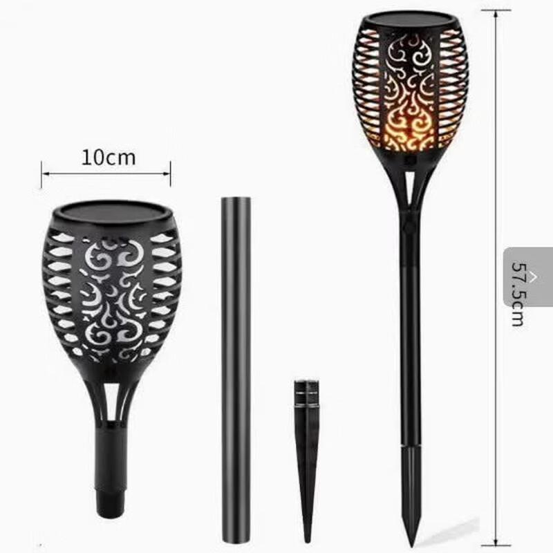 Садовый фонарь Li Shi Solar Flame для улицы, 4 шт.