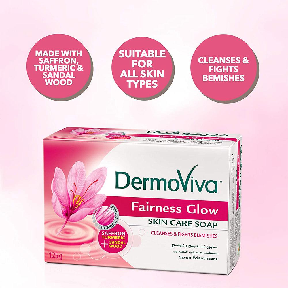Мыло DermoViva Fairness Glow - Упаковка из 3 штук