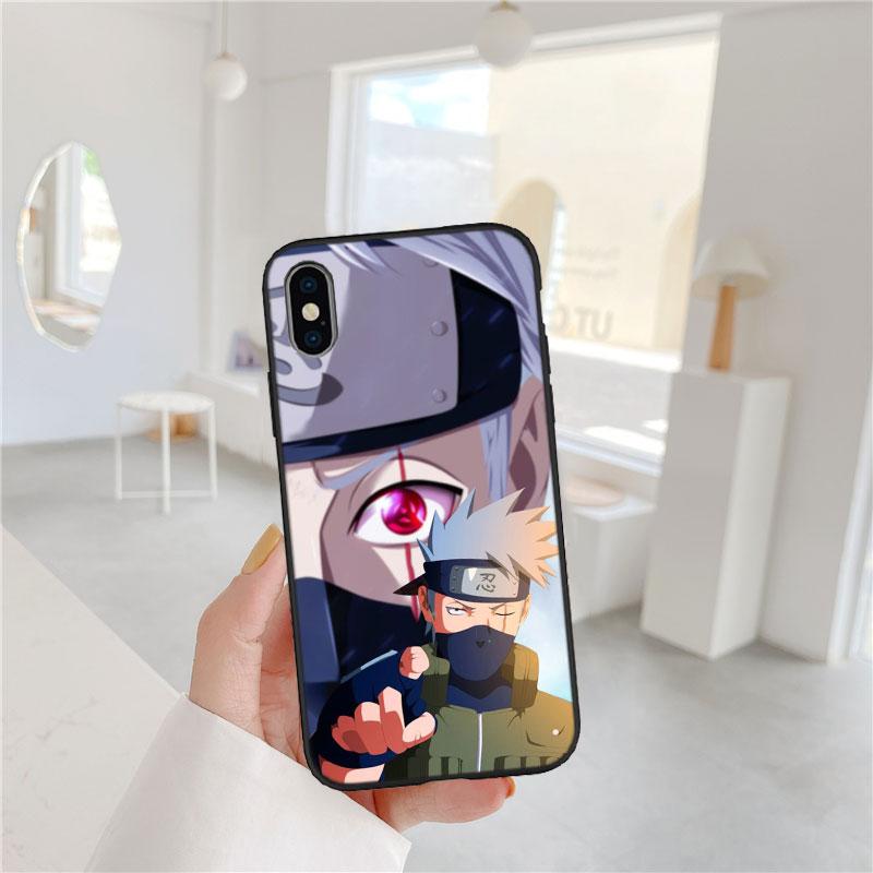 PP49 Naruto Kakashi Soft Shell Phone Case for Samsung Galaxy S20 S21 S22 Ultra FE + Plus A21S A22 A24 A25 A26 A30 A30S A31
