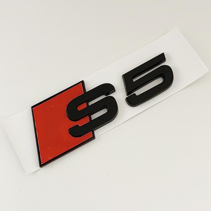3D ABS Хромированный Черный Логотип S3 S4 S5 S6 S7 S8 Шильдик Наклейка Значок на Багажник Автомобиля Для Audi 8Y 8P 8V B6 B8 B9 8T C4 C6 C7 C8 Аксессуары