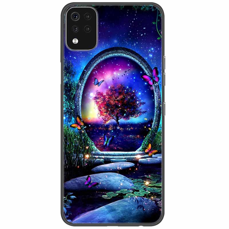 Чехол для телефона для LG K42 K52 K62 Q52 Чехол Мягкий Расписной Волк Силиконовые Черные Чехлы для LG K62 Чехлы K 42 Ударопрочный Funda для LGK52