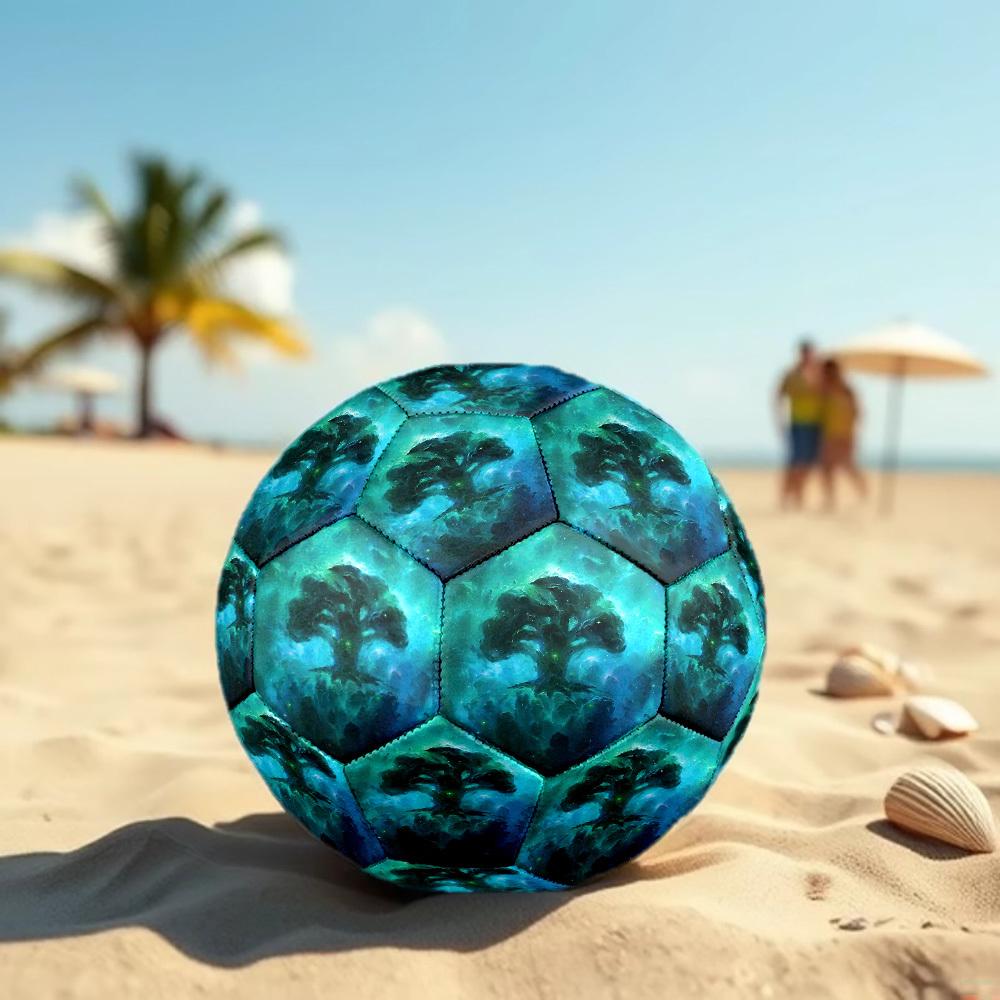1pc Galactic Tree Size 5 Soccer Ball Professional Match Training Football Indoor &Outdoor Sports Ball Lightweight Durable c6531