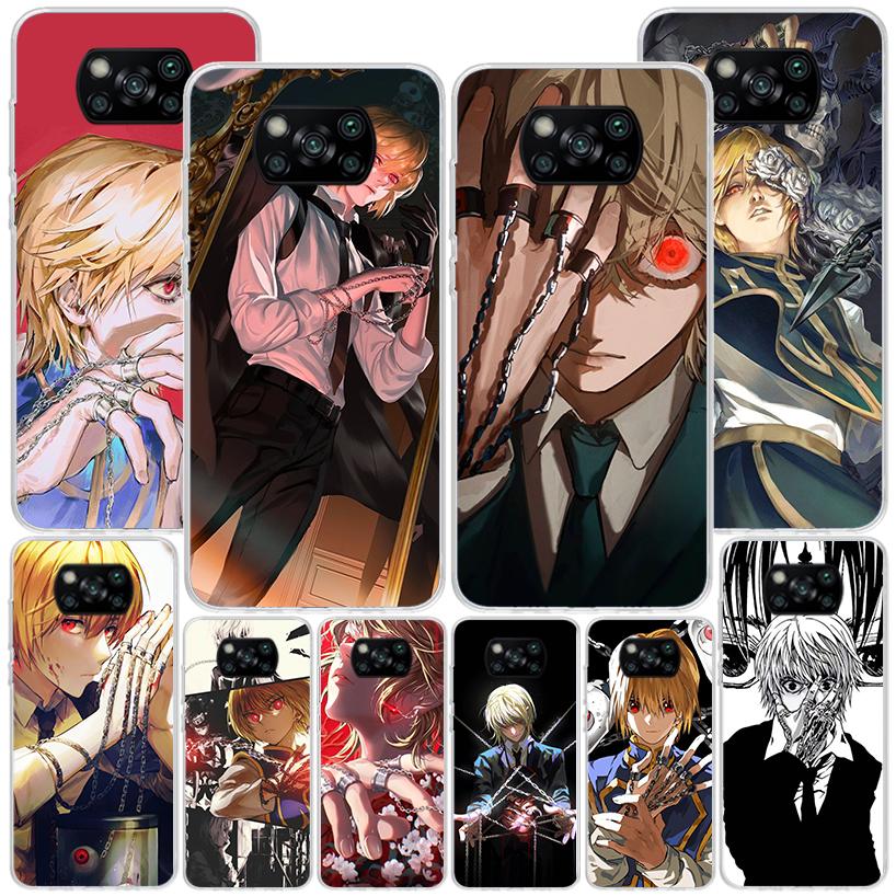 Чехол Huner X-Hunters Kurapika для Xiaomi Poco X5 X6 X7 Pro X4 Gt F7 Ultra M8 M7 Redmi 15C 15 13C 13 12C 12 Уникальная обложка Co