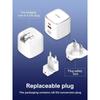 Gan 65w быстрое зарядное устройство Type C Us UK EU Plug высокоскоростное зарядное устройство для iPhone 16 Xiaomi 14 Oneplus портативная зарядка быстрая зарядка
