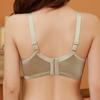 5CM Thickened Gathered Women's Green Non-steel Ring Bra New Bra
