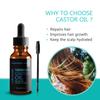 Castor Oil Hair Growth Treatment for Thick Curly Lashes Natural Essential Oil Smoothing Mascara