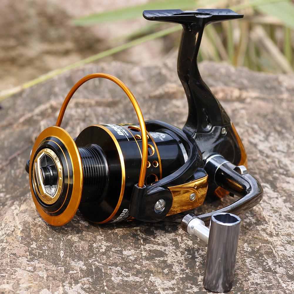 Spinning Fishing Reel 12+1BB Carbon Firbre Gasket Freshwater Bass Trout Fishing Buff Drag Powerful