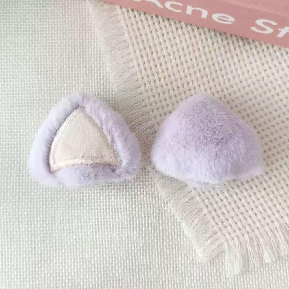 2PCS Soft Plush Plush Cat Ears Fluffy DIY Ear Appliques for Hat Headband Garment Decoration