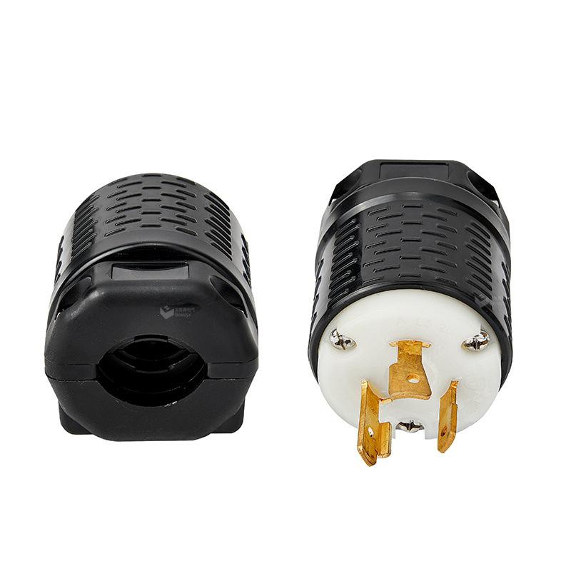 Сертифицированный UL Промышленный штекер NEMA L5-20P 20A 125V с трехжильным разъемом американского стандарта