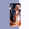 Чехол для телефона с аниме Sword Art Online для Samsung S21 A10 для Redmi Note 7 9 для Huawei P30Pro Honor 8X 10i
