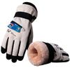 Thicken Winter Ski Gloves with Storage Bag Card Holder  Gloves Snowboard Gloves  Girls