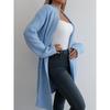 Women's Autumn and Winter Cardigan Casual Loose Lapel Long Sweater