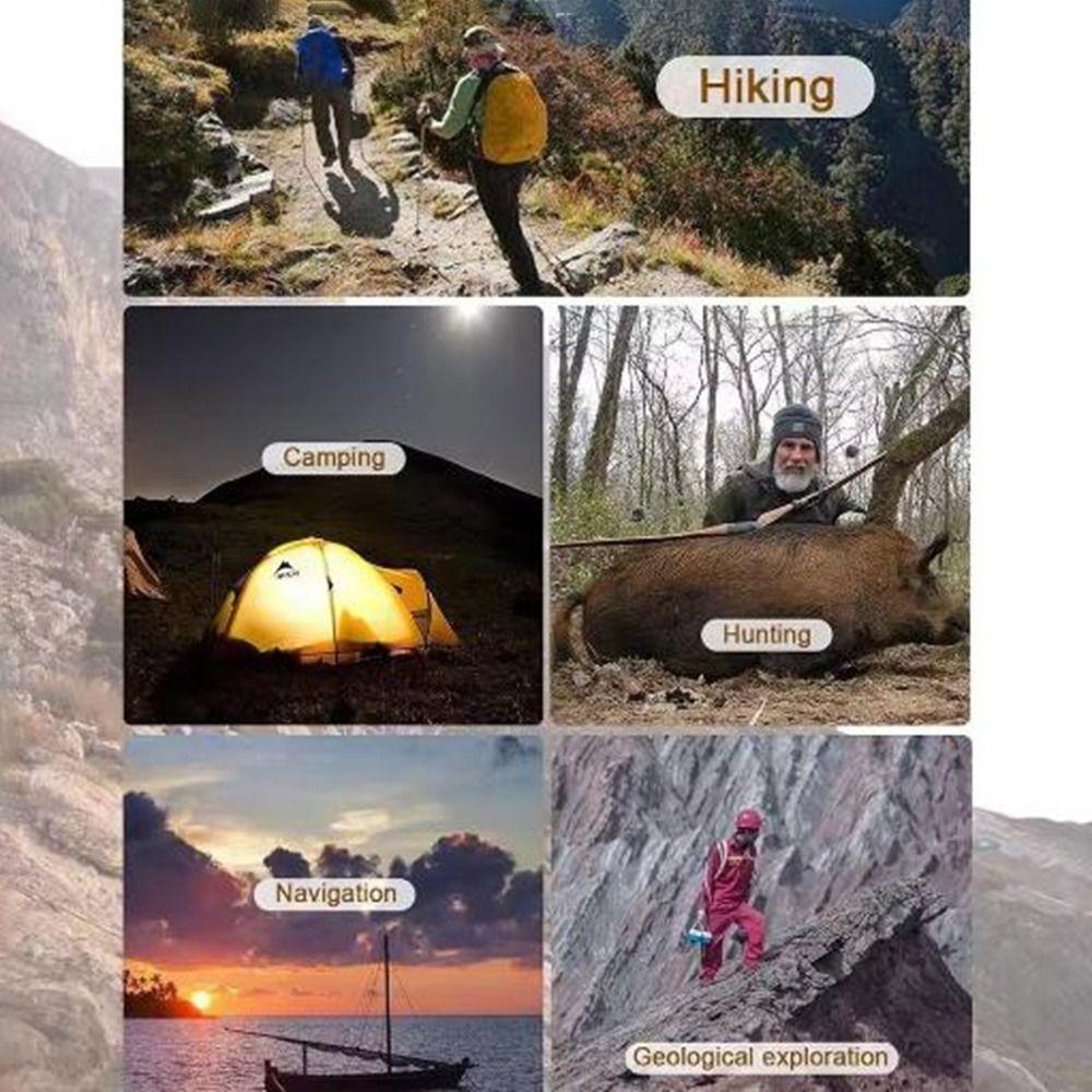 Легкий походный компас для выживания, светящийся флуоресцентный кольцевой компас, походный компас для пешего туризма