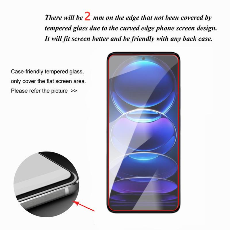 6-в-1 Для Xiaomi Redmi Note 13 4G Закаленное Стекло Экранное Стекло Redmi Note 13 Pro Защитное Стекло HD Пленка для Линзы Телефона Redmi Note 13