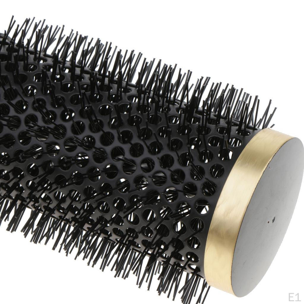 1 шт. Алюминиевая и нейлоновая круглая расческа-массажер для волос Щетка для волос