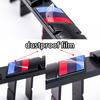 zmdpw1 Car Front Grille Badge Logo Sticker M Series Number Sticker ABS Logo Suitable for BMW X2M X3M4 X5M X6M 7 F48 G01 E84 F10 F30 G11