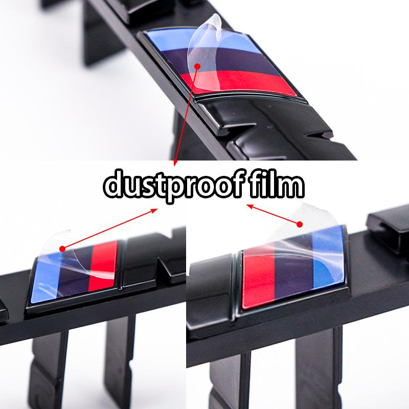 zmdpw1 Car Front Grille Badge Logo Sticker M Series Number Sticker ABS Logo Suitable for BMW X2M X3M4 X5M X6M 7 F48 G01 E84 F10 F30 G11