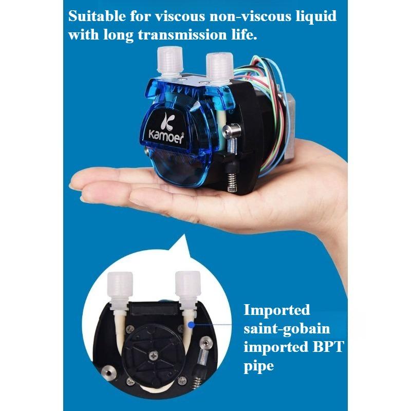 Small Peristaltic Pump 12v High-precision Stepping Motor Pulse Acquisition Confucianism Quantitative Pump.