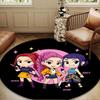 Fantasy k-pop Heroes Unite Round mat, Anti-slip Circle Carpet Chair rug For livingroom,Bedroom, doormat home decor Gift Christmas Gifts