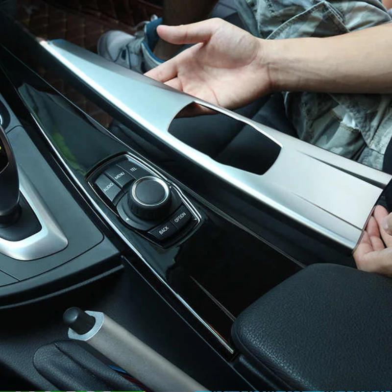 Для BMW 3 4 серии F30 F31 F32 F36 3GT 320i карбоновая центральная консоль переключения передач наклейка на панель украшения интерьера
