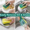 Highly Absorbent Double-sided Sponge Magic Cleaning Pot Rust Sponge Cleaning Brush Kitchen Grease Cleaning Tool Cleaning Supplie