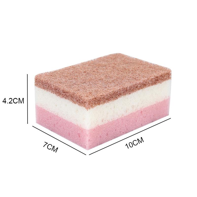 5/10/15PCS Cleaning Sponges Double-Sided Absorption Sponge for Washing Pot Bowl Reusable Kitchen Clean Brush Home Cleaning Tools