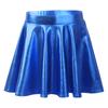 Girls Metallic Dance Pleated Skirts Ballet Tutu Skirts Modern Dance A Line Skirts Performance Skorts
