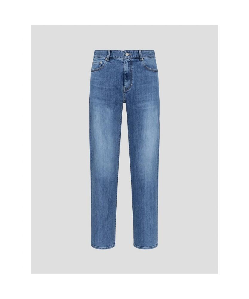 Binpolmen [Essential] Standard Fit Denim Pants Blue