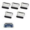 2 шт. Порт для зарядки для пайки печатной платы DIY ремонт адаптер USB разъем Type C гнездо 5 контактов SMD SMT тип гнездо Type-C