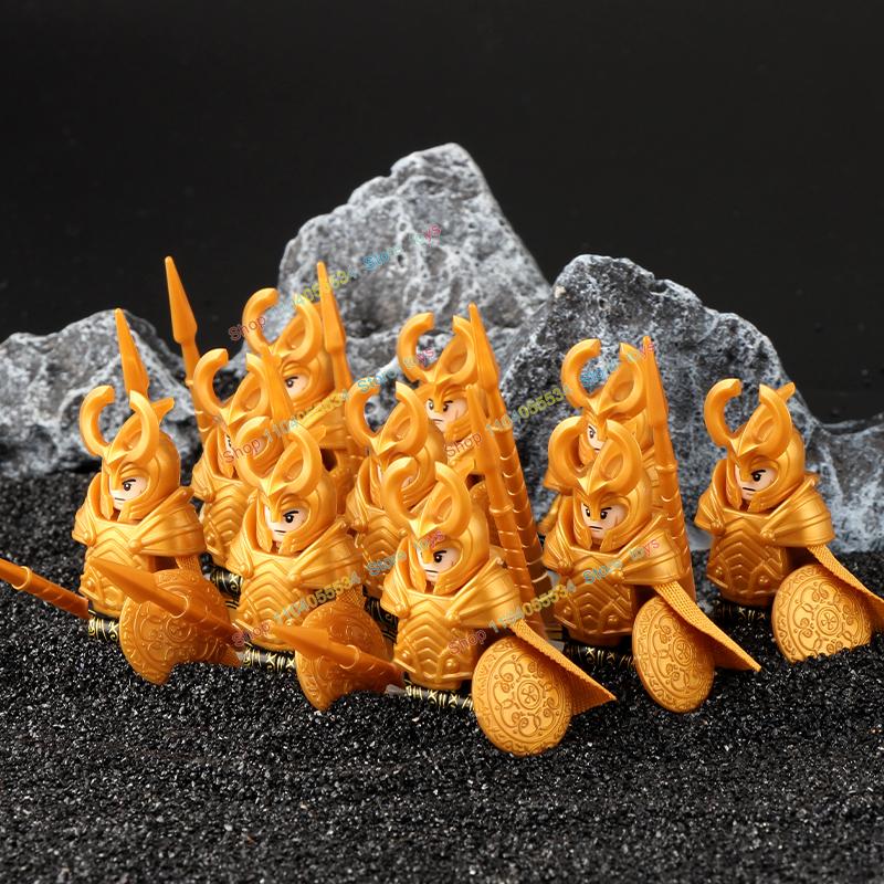 Movie Series Orc Uruk-hai Army Action Figures Mini Bricks Doll Assemble Building Blocks MOC DIY Toys for kid gift