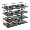 Shoucangjia Hot Wheels & Matchbox Car Display Case, 1/64 Scale Diecast Car Storage Diorama Garage, 24 Spaces for Up To 40 Cars