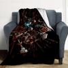 Warriors Flannel Blanket Throw Blanket Soft Warm Sofa Bed Camping Home Decor Unique Christmas Gift C9261368