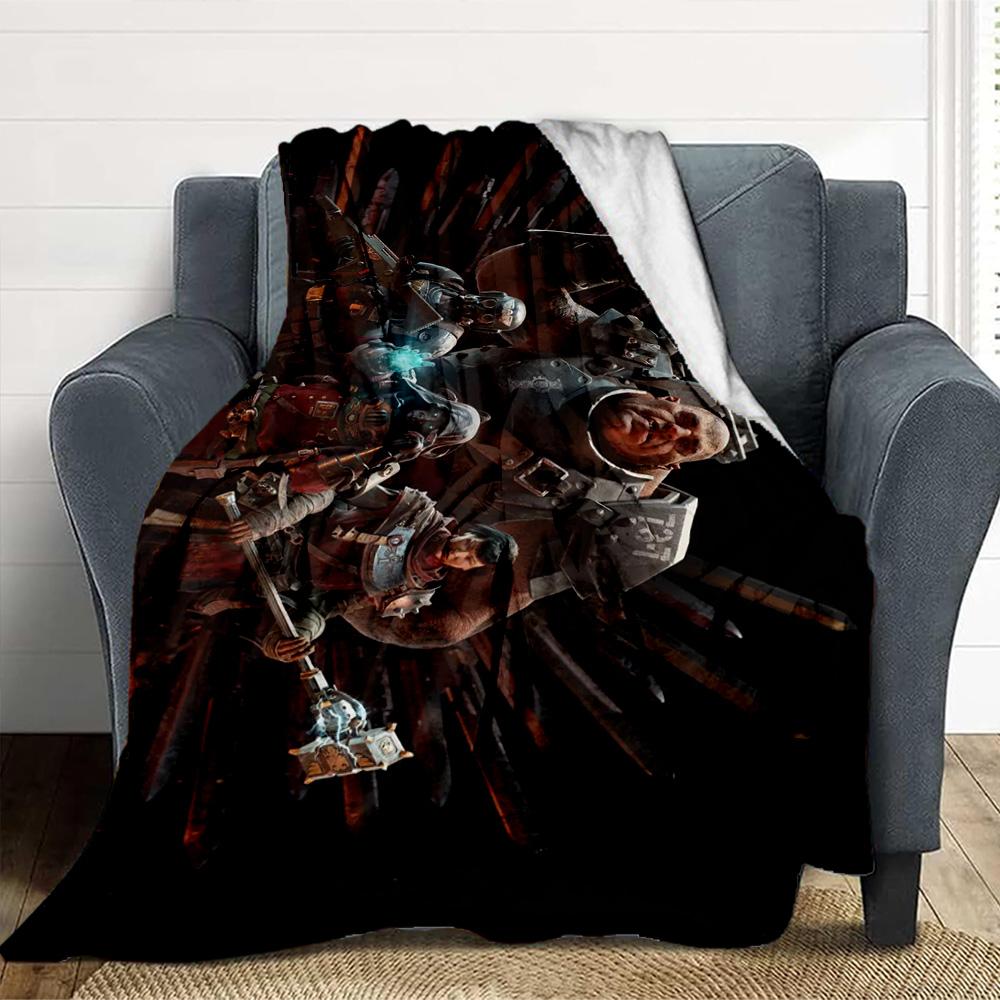 Warriors Flannel Blanket Throw Blanket Soft Warm Sofa Bed Camping home Decor Unique Christmas Gift C9261368
