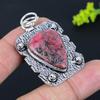 Rhodonite Gemstone Handmade 925 Sterling Silver Gift Jewelry Pendant 2.05" v6i00