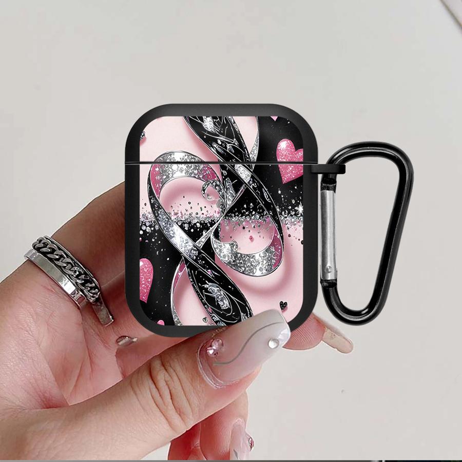 Чехол для Airpods Pro 4 Pro3 1 2 Pro2 3 Чехлы для наушников Обложка Розовая Бабочка
