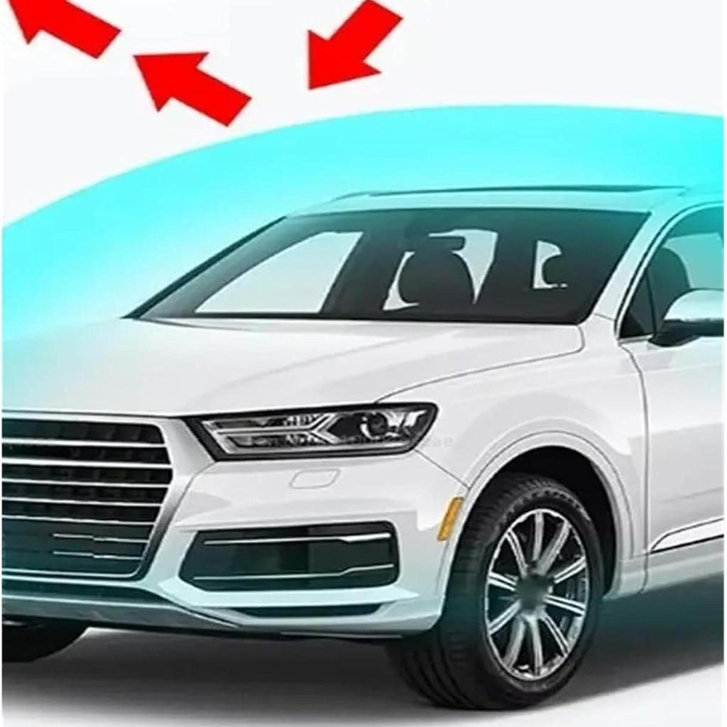 Car Cover Half Body Windshield Sunshade Heat Insulation Waterproof Dustproof Car Glass Protection Cover Automotive Accessorion