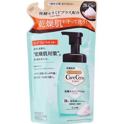 Carecera Foam Moisturizing Body Wash Refill 385 мл Мыло для тела для сухой/чувствительной кожи Инструкция по применению: Нанесите необходимое количество на ладонь.