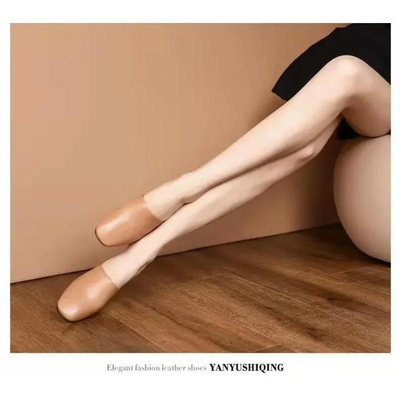 Мода 2024 года, новые европейские туфли на толстом каблуке, женские летние туфли с квадратным носком на среднем каблуке Baotou, элегантность, размер плюс 40